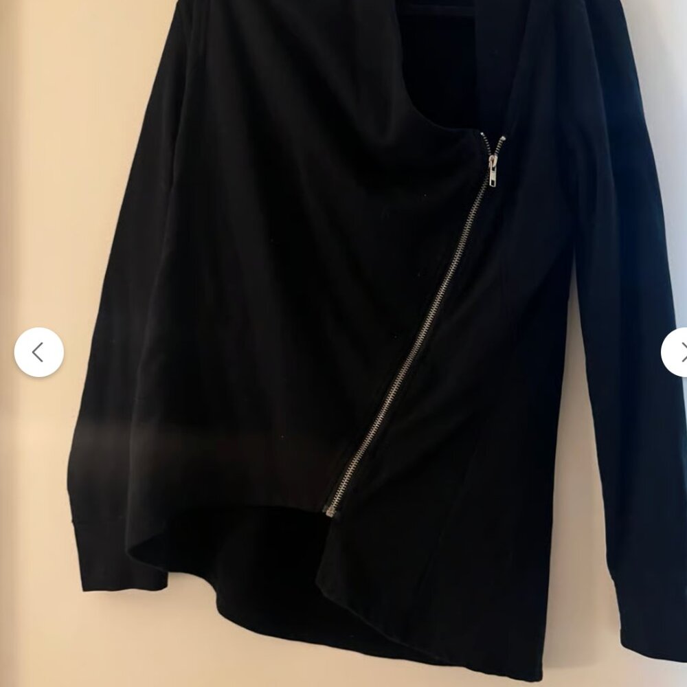 Like new black zip up jacket